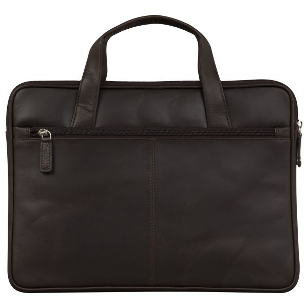 dbramante1928 Silkeborg Laptoptas 16 inch - Echt leer - Hunter Dark