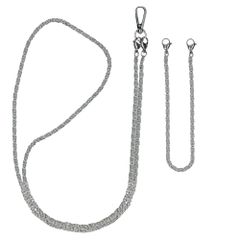 Selencia Universeel telefoonkoord ketting - Zilver