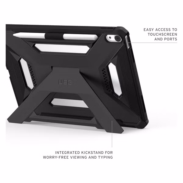 UAG Scout Bookcase Apple iPad Air 11 inch (2026) M4 / (2025) M3 / (2024) M2 - Black