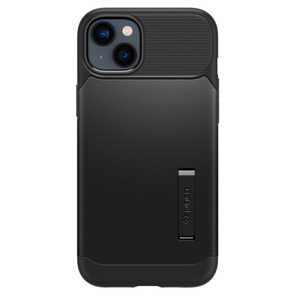 Spigen Slim Armor Backcover iPhone 14 - Zwart