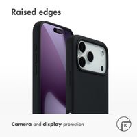 Accezz Liquid Silicone Back Cover with MagSafe Apple iPhone 17 Pro Max - Black