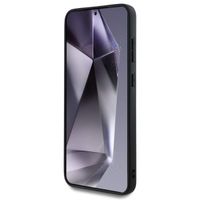 Guess 4G Metal Logo Glitter Backcover Samsung Galaxy S25 Plus - Zwart