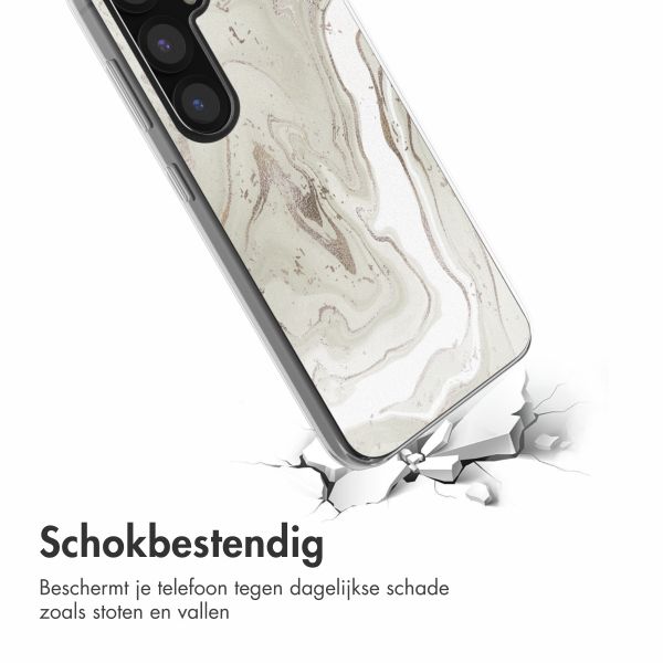 imoshion  Design hoesje Samsung Galaxy S25 - Sandy Marble