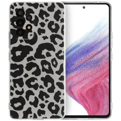 imoshion Design hoesje Samsung Galaxy A53 - Leopard Transparent