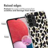 imoshion Design hoesje Samsung Galaxy A13 (4G) - Luipaard / Zwart