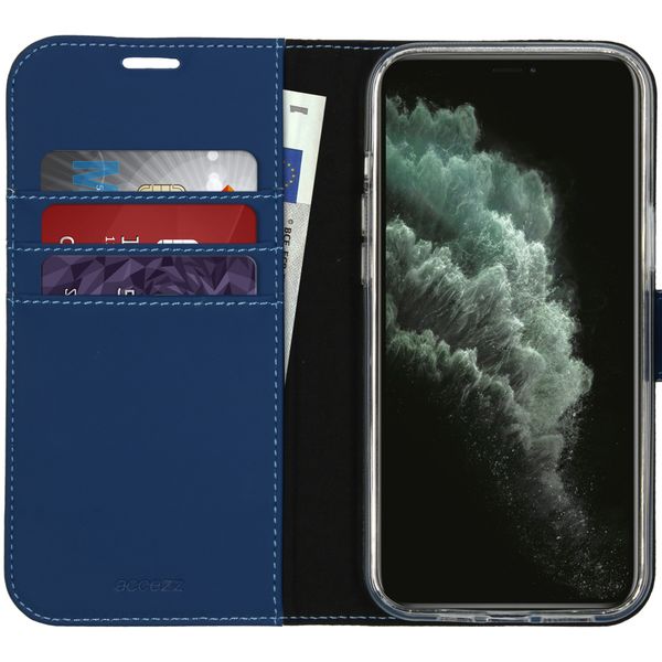 Accezz Wallet Softcase Bookcase Apple iPhone 12 Pro Max - Blauw