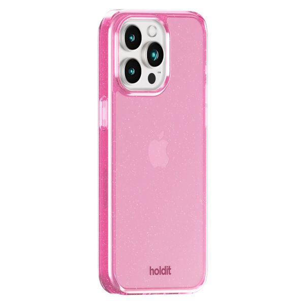 Holdit Glitter Case Apple iPhone 15 Pro - Roze