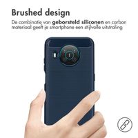 imoshion Brushed Backcover Nokia X10 / X20 - Donkerblauw