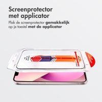 Accezz Gehard Glas Screenprotector met Applicator - 2-pack Apple iPhone 17e / 16e / 15 / 14 / 13 / 13 Pro
