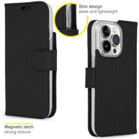 Accezz Wallet Softcase Bookcase Apple iPhone 14 Pro - Zwart