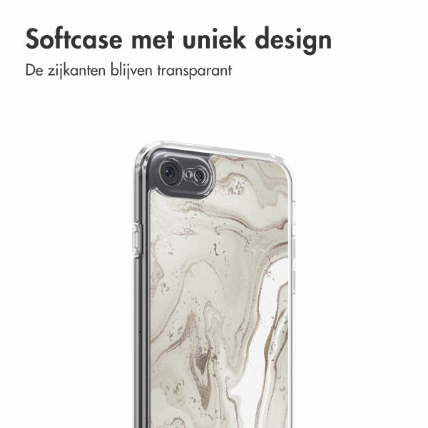 imoshion Design hoesje Apple iPhone SE (2022 / 2020) / 8 / 7 - Sandy Marble