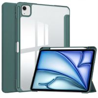 imoshion Trifold Hard Case Book Cover Apple iPad Air 13 inch (2026) M4 / (2025) M3 / (2024) M2 - Green