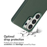 Accezz Leather Back Cover with MagSafe Samsung Galaxy S26 Ultra - Cedar Green