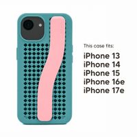 Callbuddy Hoesje met Strap Apple iPhone 17e / 16e / 15 / 14 / 13 - Miami Vice