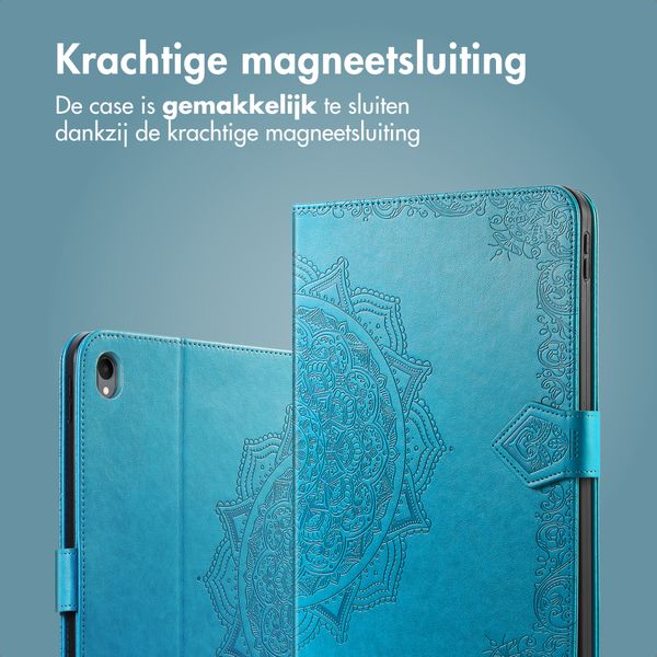 imoshion Mandala Bookcase Samsung Galaxy Tab S11 - Turquoise