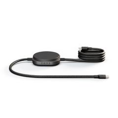 Zens Pro 2 USB-C Kabel met Draadloze Oplader voor telefoon / earbuds - MagSafe en Qi2 - Zwart