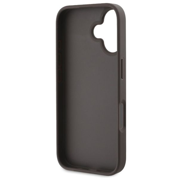 Guess 4G Metal Logo Backcover Apple iPhone 16 - Bruin