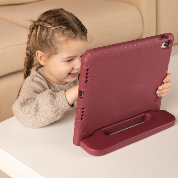 imoshion Kids-Proof Back Cover with Handle Apple iPad 9 (2021) 10.2 inch / iPad 8 (2020) 10.2 inch / iPad 7 (2019) 10.2 inch - Velvet Plum