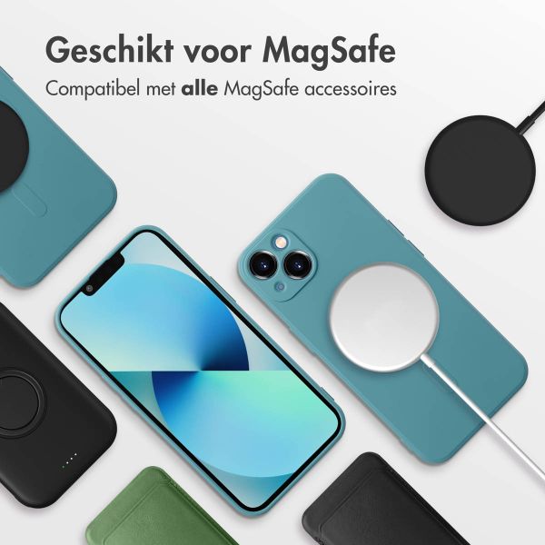 imoshion Color Backcover met MagSafe Apple iPhone 13 Mini - Smoke Green