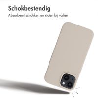 Accezz Liquid Silicone Backcover met MagSafe Apple iPhone 14 / 13 - Stone