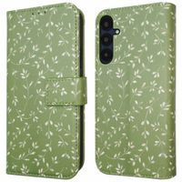 imoshion Design Bookcase Samsung Galaxy A55 - Green Flowers