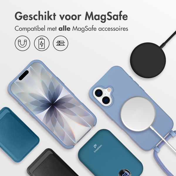 imoshion Color Backcover met afneembaar koord met MagSafe Apple iPhone 17 - Ash Blue