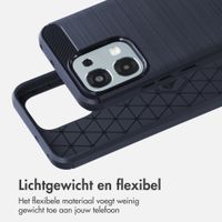 imoshion Brushed Backcover Oppo A6 Pro (5G) - Donkerblauw