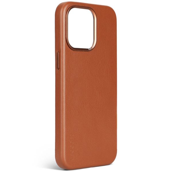 Decoded Leather Backcover MagSafe iPhone 15 Pro Max - Tan