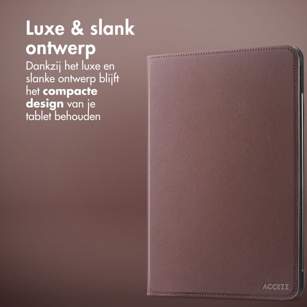 Accezz Classic Tablet Case Apple iPad 9 (2021) 10.2 inch / iPad 8 (2020) 10.2 inch / iPad 7 (2019) 10.2 inch - Bruin