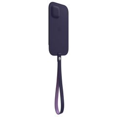 Apple Leather Sleeve MagSafe Apple iPhone 12 Mini - Deep Violet