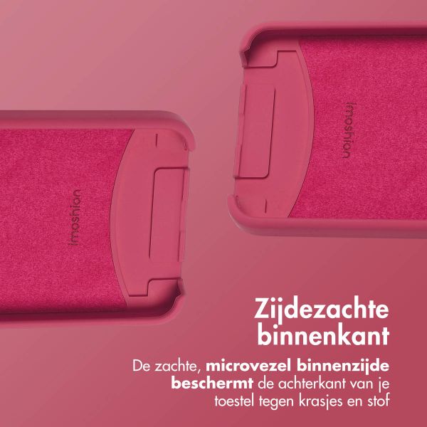 imoshion Color Backcover met afneembaar koord MagSafe Apple iPhone 16e - Red Raspberry