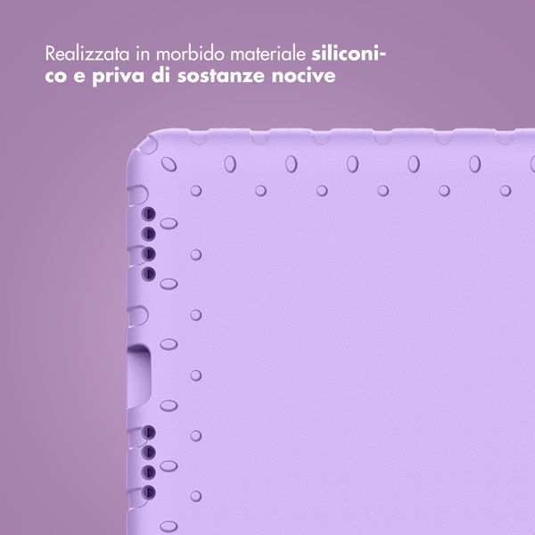 imoshion Kidsproof Backcover met handvat Apple iPad 11 (2025) 11 inch A16 / iPad 10 (2022) 10.9 inch - Lila