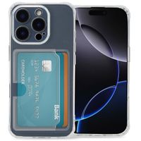 imoshion Softcase Backcover met pasjeshouder Apple iPhone 16 Pro - Transparant