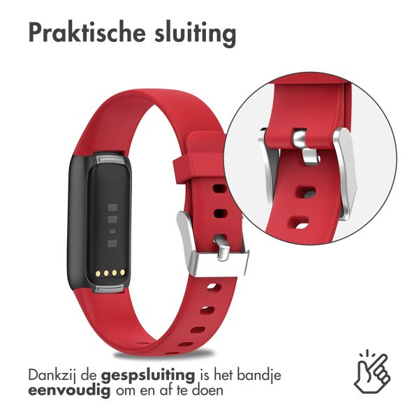 imoshion Siliconen bandje Fitbit Luxe - Rood