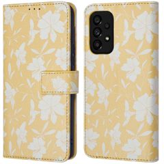 imoshion Design Bookcase Samsung Galaxy A53 - Yellow Flowers