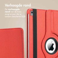 imoshion 360° draaibare Bookcase iPad 7 (2019) / iPad 8 (2020) / iPad 9 (2021) 10.2 inch - Rood