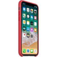 Apple Silicone Backcover Apple iPhone X - Red Raspberry