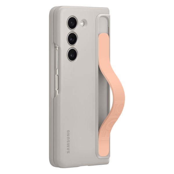 Samsung Originele Standing Case met Strap Galaxy Z Fold 5 - Sand