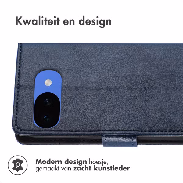 imoshion Luxe Bookcase Google Pixel 10a - Donkerblauw