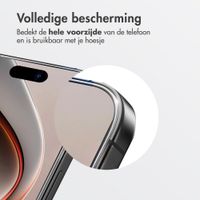 Accezz Gehard Glas Screenprotector + Applicator Apple iPhone Duo