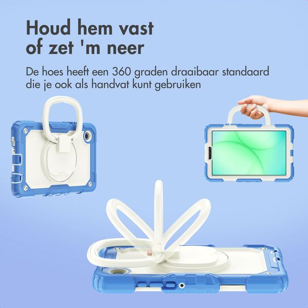 imoshion Rugged Kidsproof Backcover Samsung Galaxy Tab A11 Plus / A9 Plus - Blauw