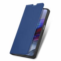 imoshion Slim Folio Bookcase Motorola Moto G100 - Donkerblauw