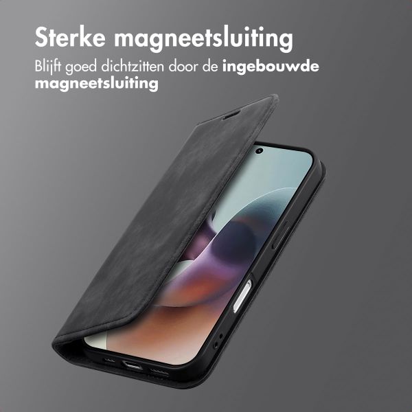 imoshion Slim Bookcase Motorola Moto G56 - Zwart