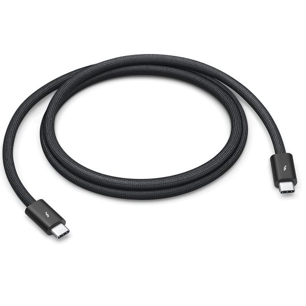 Apple Thunderbolt 4 (USB-C naar USB-C) Pro oplaadkabel - 1 meter - Zwart