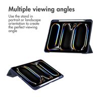 imoshion Trifold Hard Case Book Cover Apple iPad Pro 11 (2025) M5 / (2024) M4 - Dark Blue