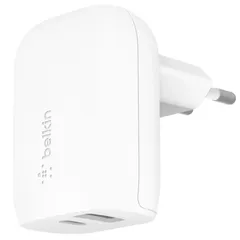 Belkin Boost↑Charge™ Dual USB -C (25W) en USB-A (12W) Wall Charger - 37W - Wit