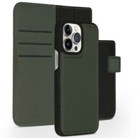 Accezz Premium Leather 2 in 1 Wallet Bookcase iPhone 14 Pro Max - Groen