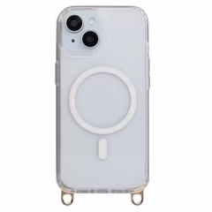 Selencia Rivièra MagSafe Backcover met afneembare haakjes Apple iPhone 15 - Transparant