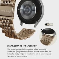 Burga Stalen bandje - Universeel 20 mm aansluiting - Chic Royal - Goud