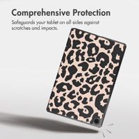 imoshion Design Trifold Case Samsung Galaxy Tab A11 Plus - Leopard